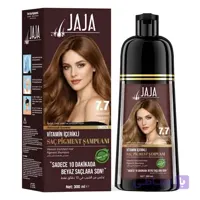 شامپو رنگ جاجا Jaja شماره 7.3 رنگ پوست فندقی حجم 300 میل