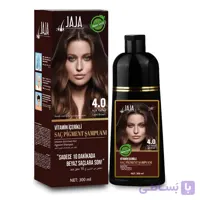 شامپو رنگ جاجا Jaja شماره 4.0 رنگ قهوه ای روشن حجم 300 میل