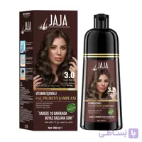 شامپو رنگ جاجا Jaja شماره 3.4 رنگ قهوه ای شاه بلوطی تیره حجم 300 میل