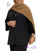 شومیز جلوباز زنانه طرح نگین (رنگبندی)