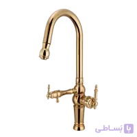 شیر ظرفشویی دو منظوره شیرآلات رز مدل السا ( سینک 2 کاره کشی )