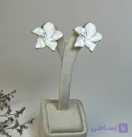 گوشواره میناکاری طرح شکوفه