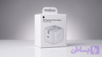 آداپتور شارژ اپل ۴۰ وات USB-C اصلی Dual Port ۳ پین - سیبچی