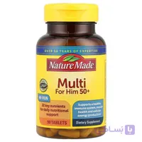 مولتی‌ویتامین مخصوص آقایان (Nature Made Multi for Him)، ۹۰ عدد قرص