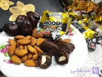 خرما شکلاتی جعبه 300 گرمی