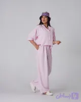 ست شومیز و شلوار زنانه مدل لیلی فری سایز از ۴۰تا ۴۴