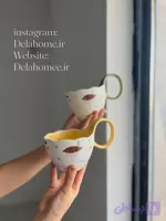 لته خوری تک دسته گنجشکی سرامیک درجه یک وارداتی