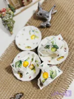 پک قهوه خوری طرح انگلیسی ۶نفره