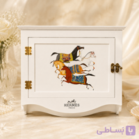 کاور جعبه فیوز دکوراتیو طرح هرمس مدل اسب با یراق طلایی