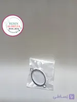 دستبند بیضی نقره ای 2.5 سانت