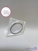 گردنبند بیضی نقره ای 3*4 سانت