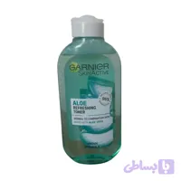 تونر آبرسان برند Garnier حاوی عصاره آلوئه ورا حجم 200ml