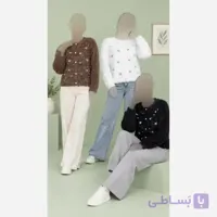 بافت جلو دکمه موهر پرز بلند وارداتی فری سایز نرم و لطیف