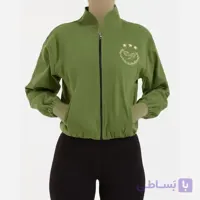 بامبر جکت کتان نخ پاییزه زنانه