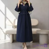 کت دامن زنانه برشکا جنس دیپلمات دونخ کمربنددار سایز 1 و 2