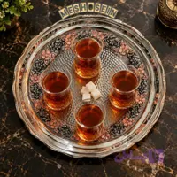 سینی کروم تراش گلبرگ قطر 29