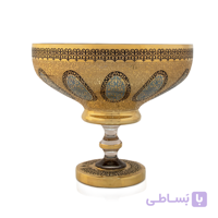 میوه خوری قدح 12 طرح ویکتوریا طلایی