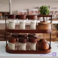 استند چوبی دو طبقه mien