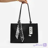 کیف دوشی زنانه شال دار زارا جنس بیاله پشت چرم وارداتی