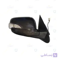 آینه جانبی برقی چپ-تاشودستی-بدون سنسوردما-باچراغ راهنما-بدون قاب-P7L پژو207