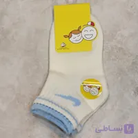 جوراب نیم ساق بچه گانه نخ پنبه طرح نایک