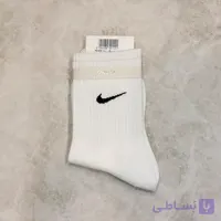 جوراب نیم ساق زنانه طرح نایک نخ پنبه اعلا (فری سایز ۳۶ تا ۴۰)
