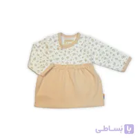 بلوز آستین بلند دخترانه ما نی نی طرح گل