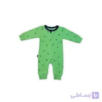 سرهمی نوزادی پیکولو طرح گل سبز