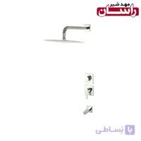 شیر توکار حمام راسان مدل ویوات فلت کلاس2