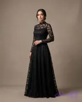 پارچه دانتل ساده و لَخت مجلسی (عرض ۱.۵ متر)