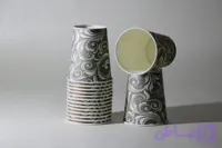 لیوان کاغذی یکبار مصرف طرح مراسم ختم و ترحیم و تعذیه