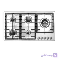 اجاق گاز صفحه‌ای نیک کالا استیل مدل SGH 103 | پنج شعله با پلوپز کناری