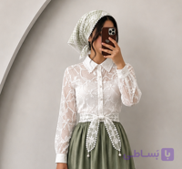 شومیز شیشه ای دو تکه وارداتی