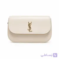 کیف ساده و زیبای دوشی در دو رنگ مشکی و کرم
