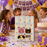 دفتر نقاشی 50 برگ مجلد کیوت کد 1409