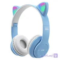 هدفون بلوتوثی P47M گربه ای | بی سیم با بلوتوث 5.0