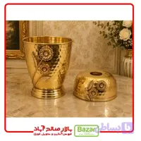 سطل و دستمال بیضی طرح چکشی فورتیک