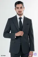 کت و شلوار مردانه دو تکه یقه انگلیسی