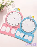 ⏰ تخته‌یار آموزش ساعت شینی تم