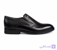 کفش چرم مردانه بی بند ساده  ،مدل کالیفر ،زیره ترمو