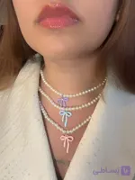 گردبند مروارید و پایپون