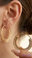 گوشواره حلقه‌ای طرح‌دار - دیواین استایل