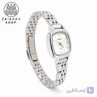 ساعت زنانه نایدو مدل بند استیل صفحه مستطیلی کد WFS-1001