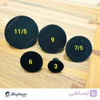 پد چسبی منعطف (ست ۲ عددی میکروپد)  ۲ و ۲/۵ سانت سنباده و پولیش و مینی فرز برقی WOODIPLUS