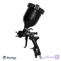 پیستوله بادی مخزن بالا 1/3 اینچ 500cc برند روما مشکی مدل ROMA Lion2HVLP