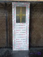 درب یو پی وی سی بالکنی عرض 90*200 UPVC