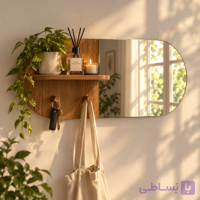 شلف دیواری آینه دار کد۲۲