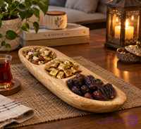 اردو خوری روستیک سه تکه چوبی کد۱۷