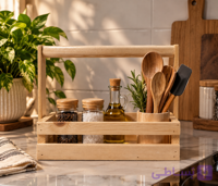 استند رومیزی چوبی دسته دار کد03
