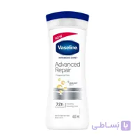 لوسیون بدن وازلین Advanced Repair مخصوص پوست خشک تا خیلی خشک 400 میلی‌لیتر | Vaseline Advanced Repair Body Lotion